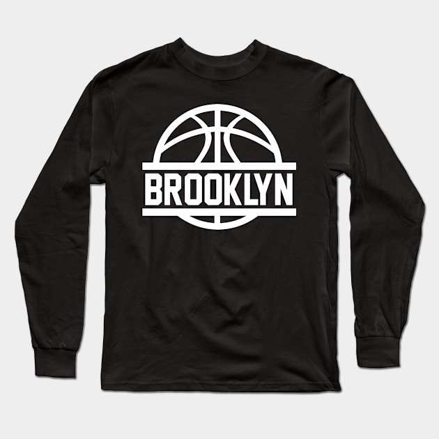 Brooklyn Basketball Long Sleeve T-Shirt by CasualGraphic